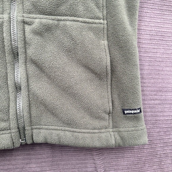 Patagonia Synchilla Fleece Jacket Women Medium Green Polyester Outdoors. - Picture 7 of 9